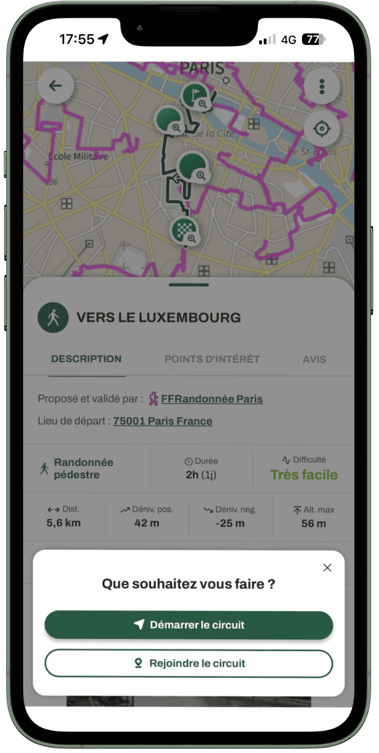 Aperçu : Guidage GPS