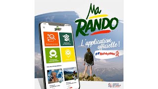 MaRando, l'application officielle de la FFRandonnée